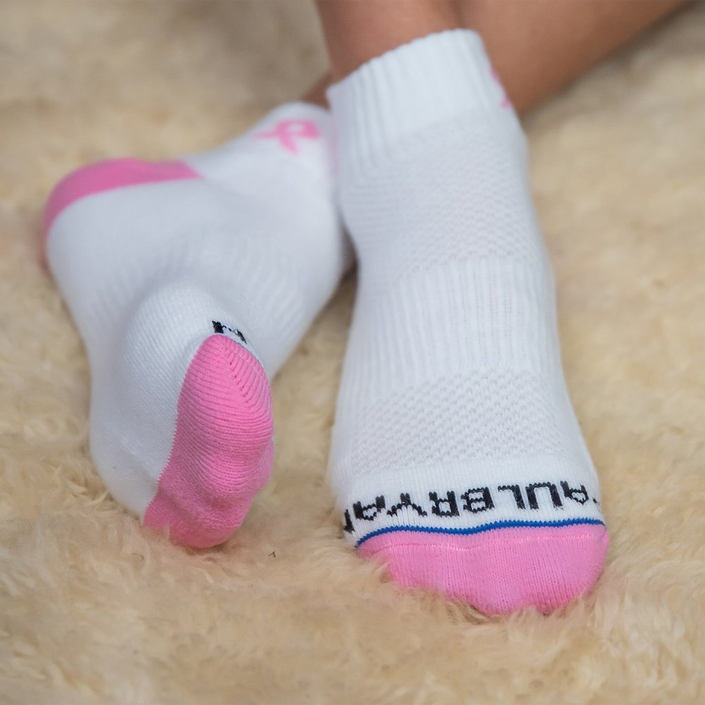 PINK RIBBON CLASSIC QUARTER SOCK